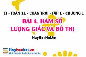 Hàm số lượng giác và đồ thị, tính chẵn lẻ của hàm số lượng giác? Toán 11 chân trời Tập 1 chương 1 Bài 4